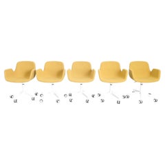 Lot de 5 chaises Lapalma S131 d'origine, modèle Hee Welling, avec accoudoirs en tissu