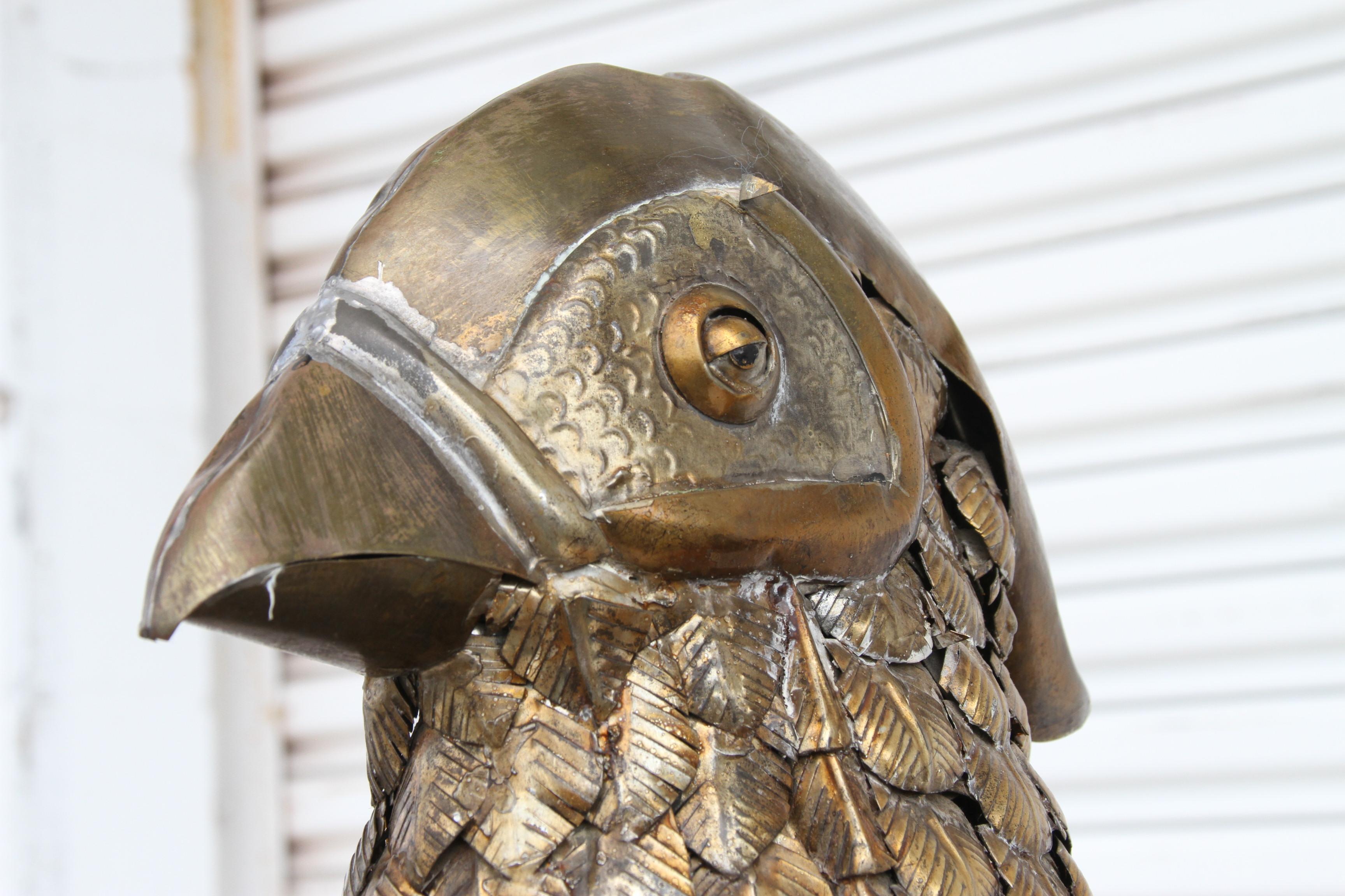 Grande sculpture d'oiseau faisan de Sergio Bustamante de 5FT signée 54/100 en vente 6