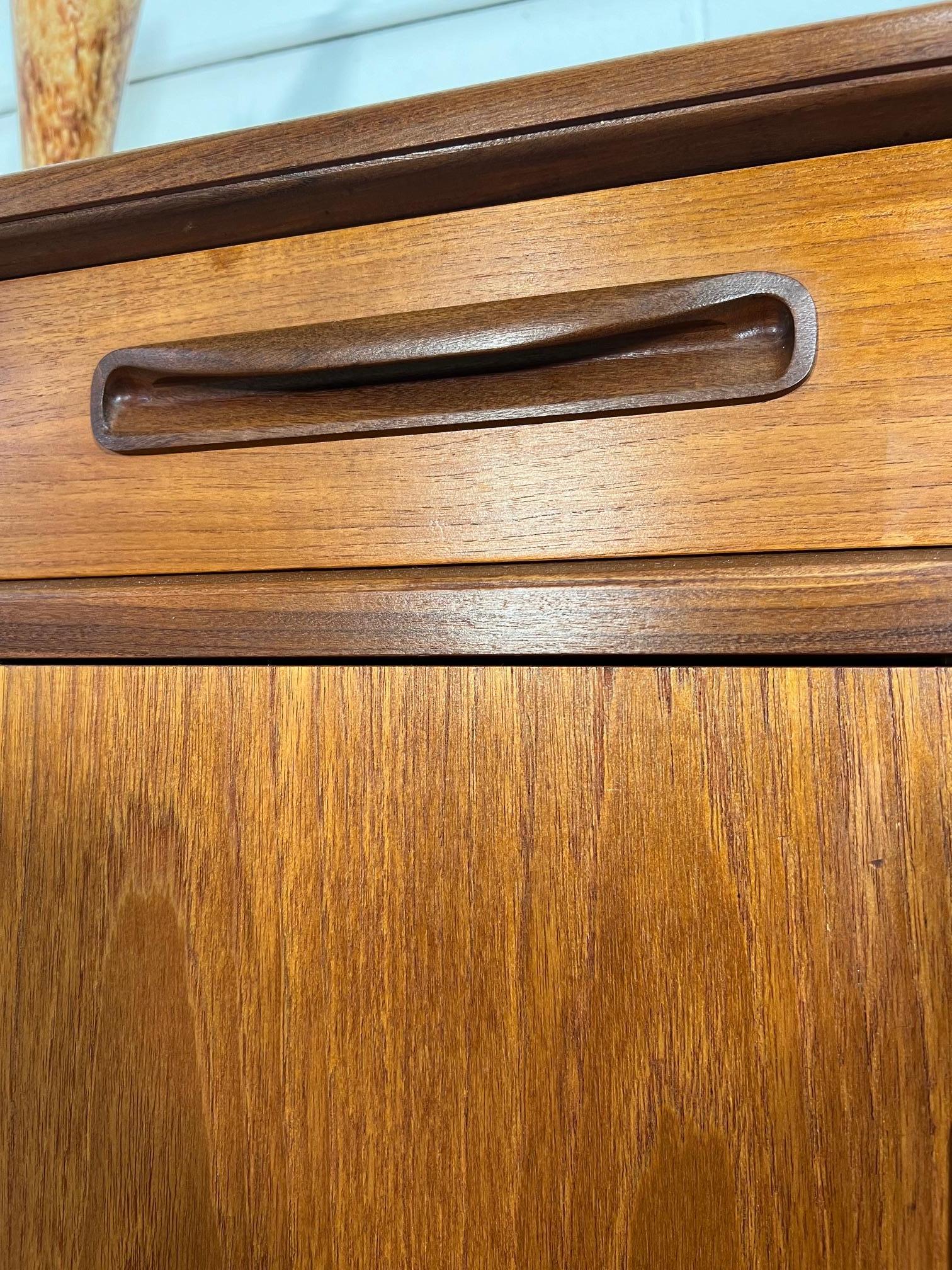 5ft Mid Century Modern Teak Credenza Buffet Console G Plan Fresco 10