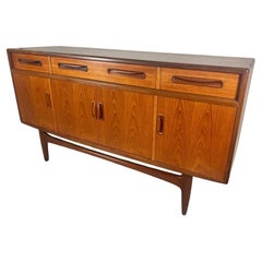 5ft Mid Century Modern Teak G Plan Fresco Credenza Buffet Console Sideboard