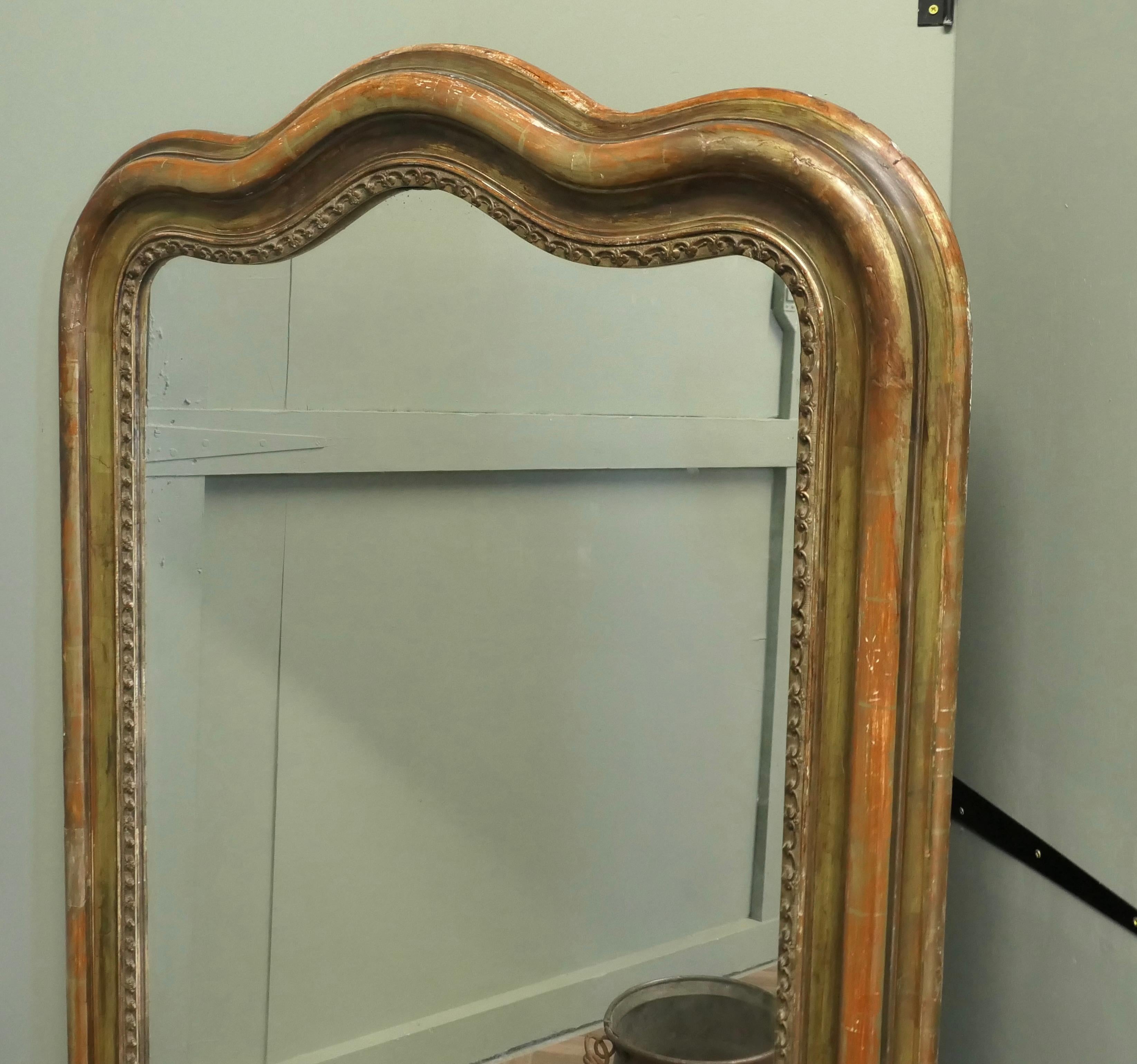Grand miroir mural Louis Philippe du 19ème siècle en vente 1