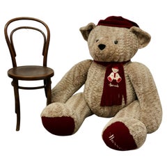 Tall Giant Harrods Shop Display Teddy Bear This Is a Very Rare Piece