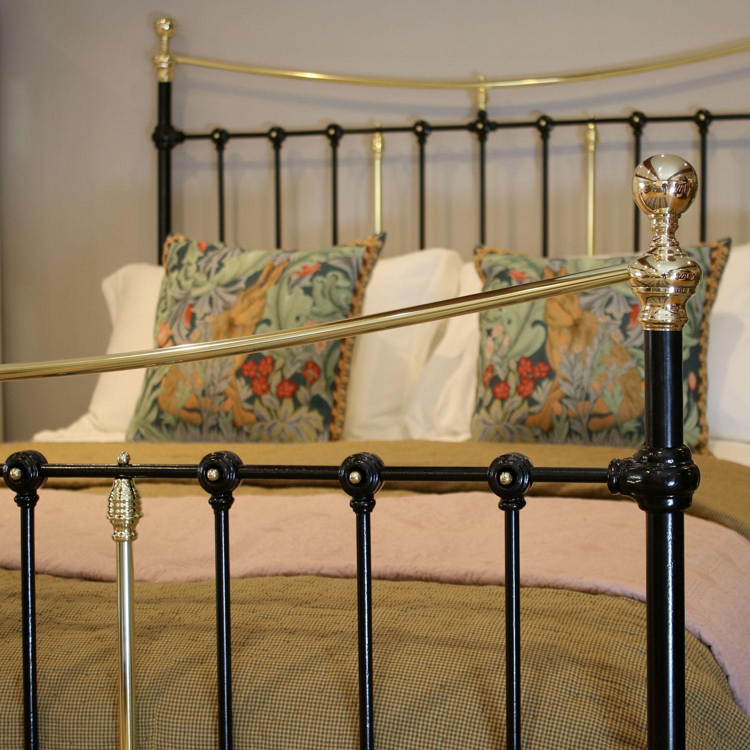 European Victorian Antique Bed Black MK228