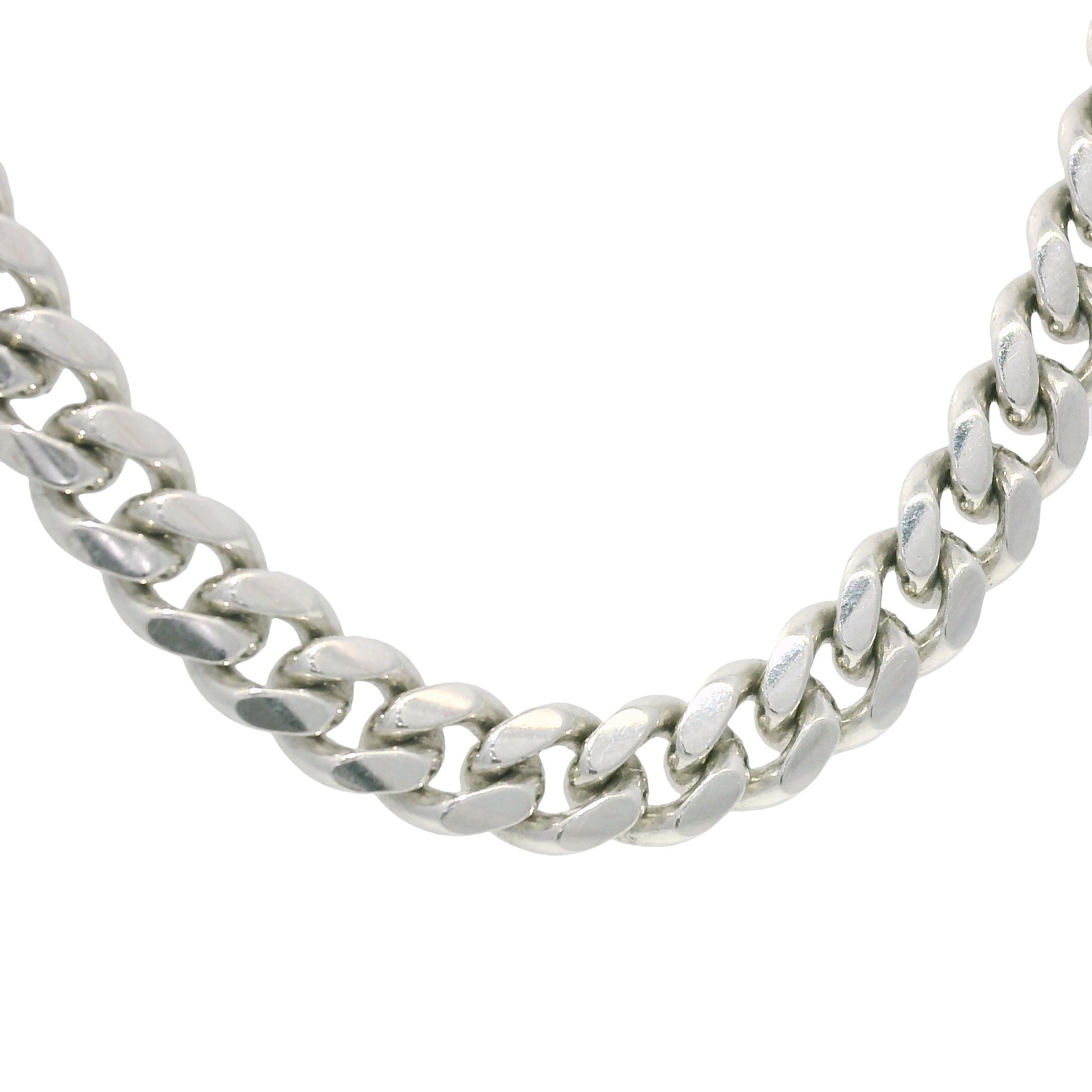 5mm Cuban Link 14-Karat Chain Necklace In Stock For Sale 1