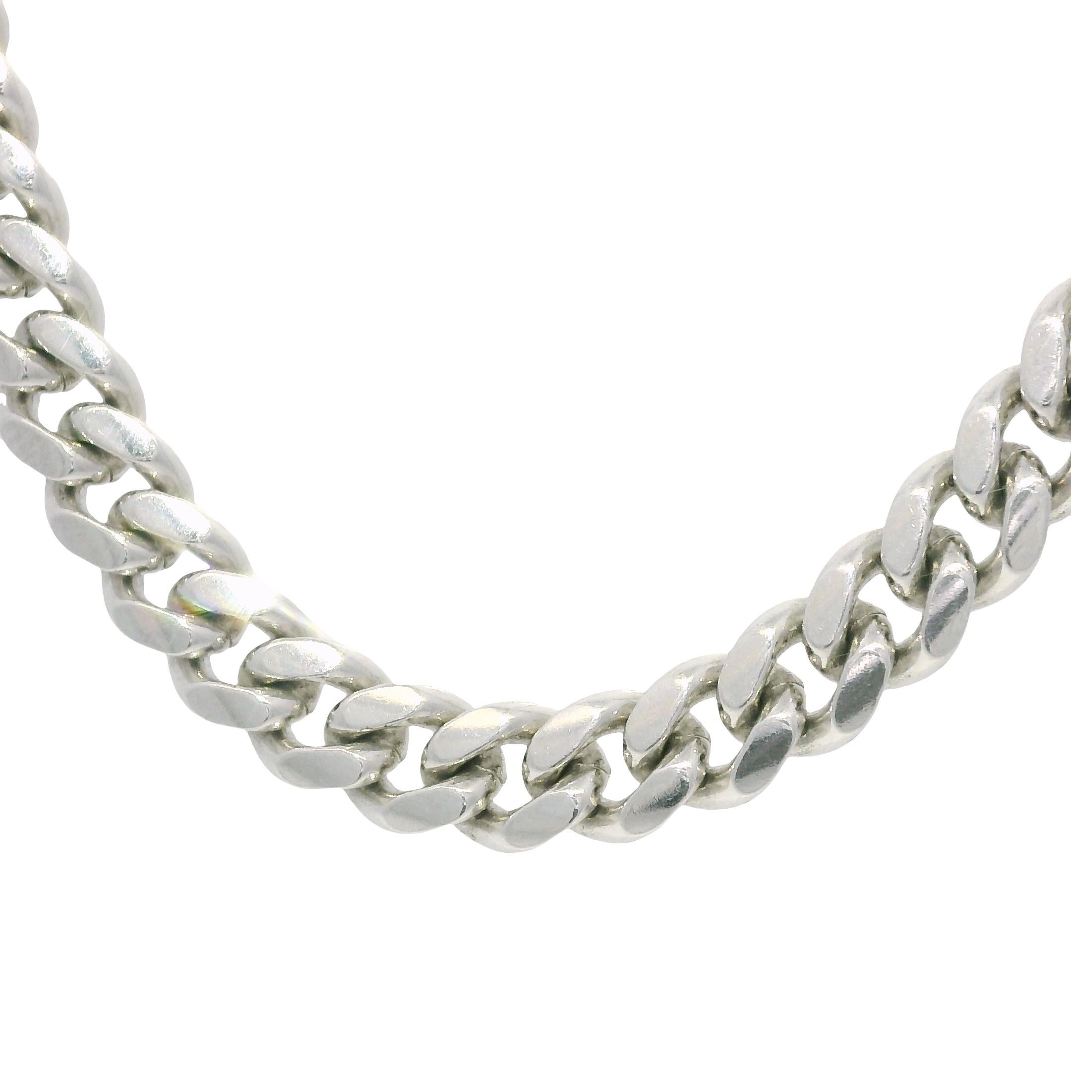 5mm Cuban Link 14-Karat Chain Necklace In Stock For Sale 2