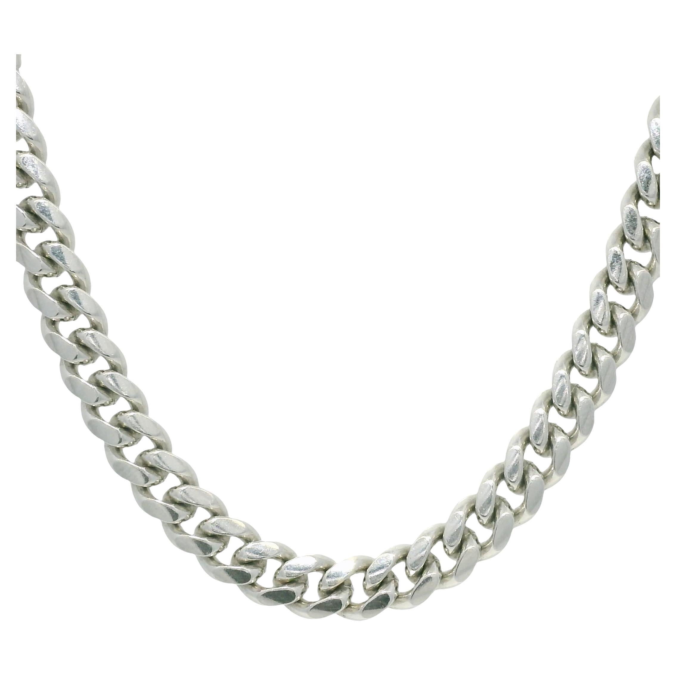 5mm Cuban Link 14-Karat Chain Necklace In Stock For Sale