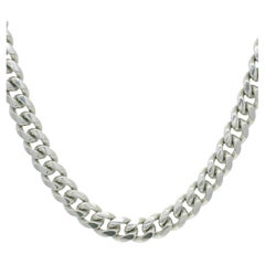 5mm Cuban Link 14-Karat Chain Necklace In Stock