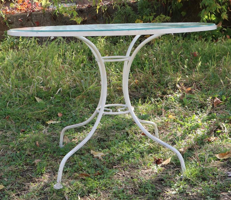 Mid-Century Modern 5 Piece Meadowcraft Patio Dining Set