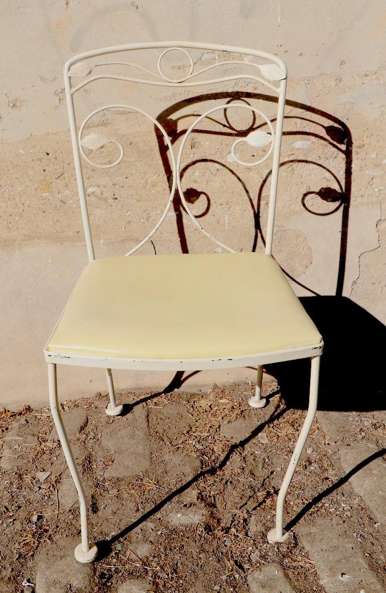 5 Piece Meadowcraft Patio Dining Set In Good Condition In New York, NY