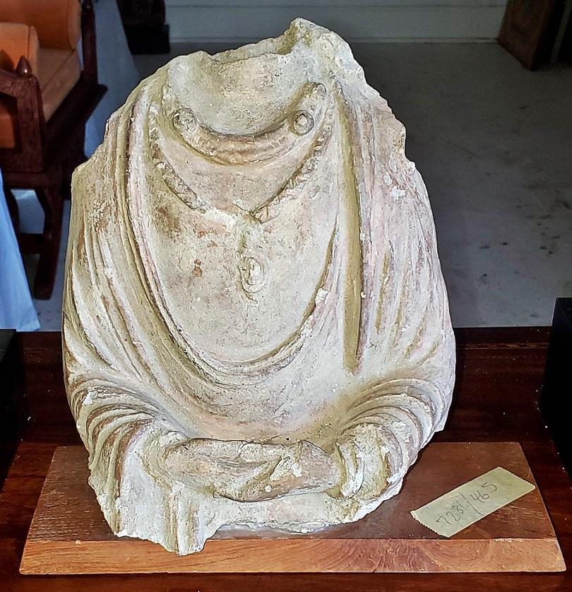 PRESENTING a STUNNING piece of Indian Antiquity from circa the 4th-5th Century, namely, A Stucco Torso of the Buddha, Gandhara.

Ancient Gandhara is located in the rugged foothills of the Himalayas in what is today northwest Pakistan and eastern