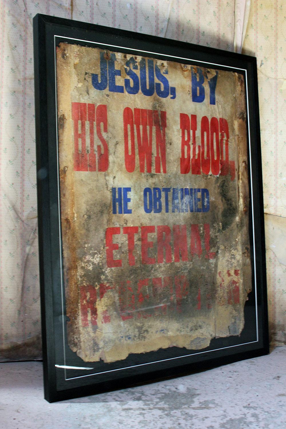 5 1964 Large Framed Pentecostal Movement London Assembly of God Sermon Posters For Sale 12