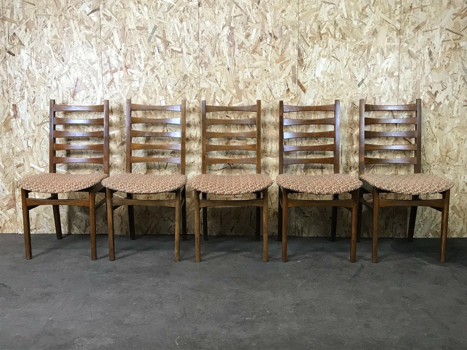 5x 60s 70s chairs dining chair dining chairs Danish design 60s

Object: 5x chair

Manufacturer:

Condition: good

Age: around 1960-1970

Dimensions:

46cm x 55cm x 90.5cm
Seat height = 43cm

Other notes:

The pictures serve as part
