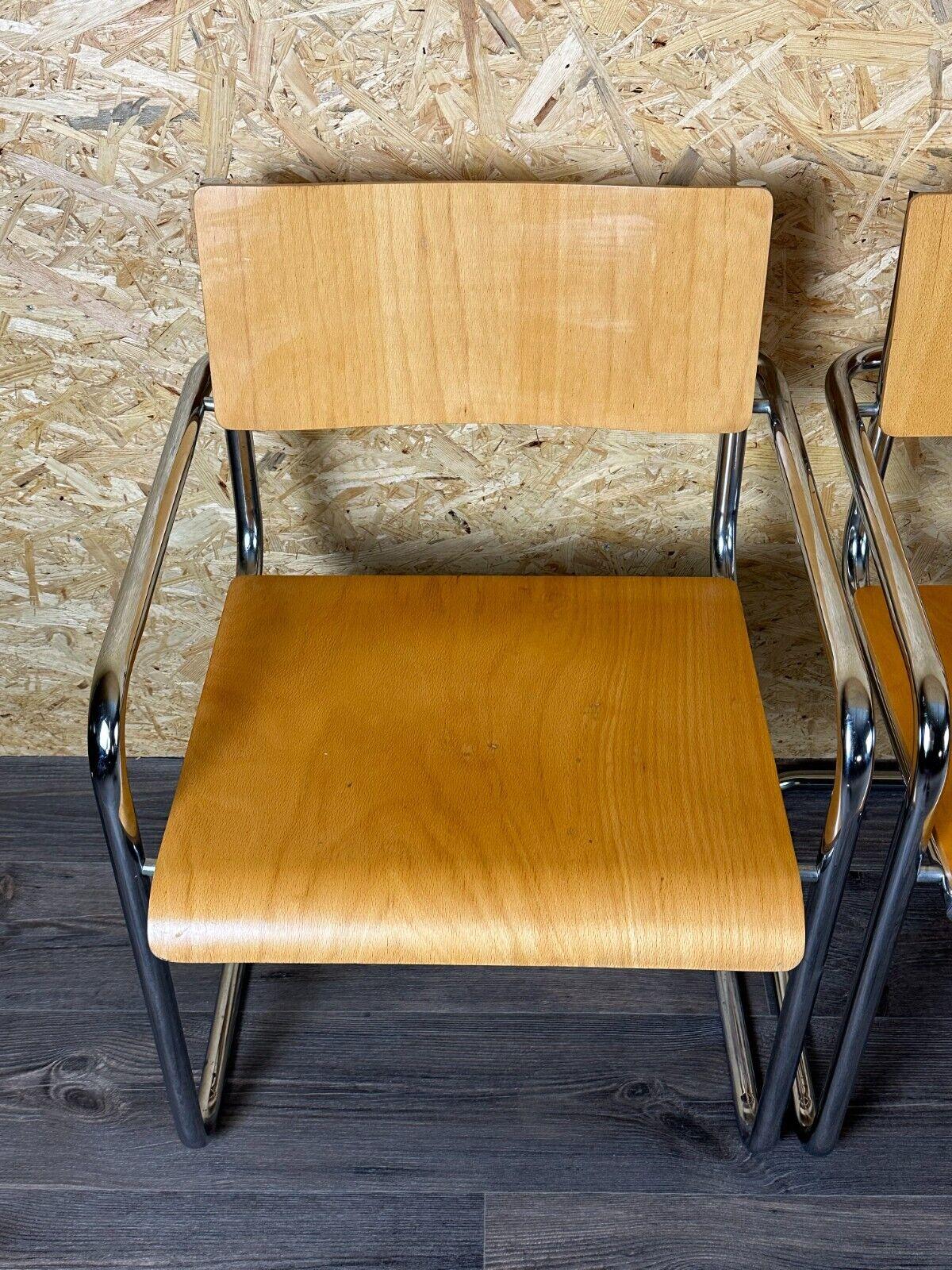 5x 80s chair chairs cantilever armchair Plurima Italy design In Good Condition For Sale In Neuenkirchen, NI