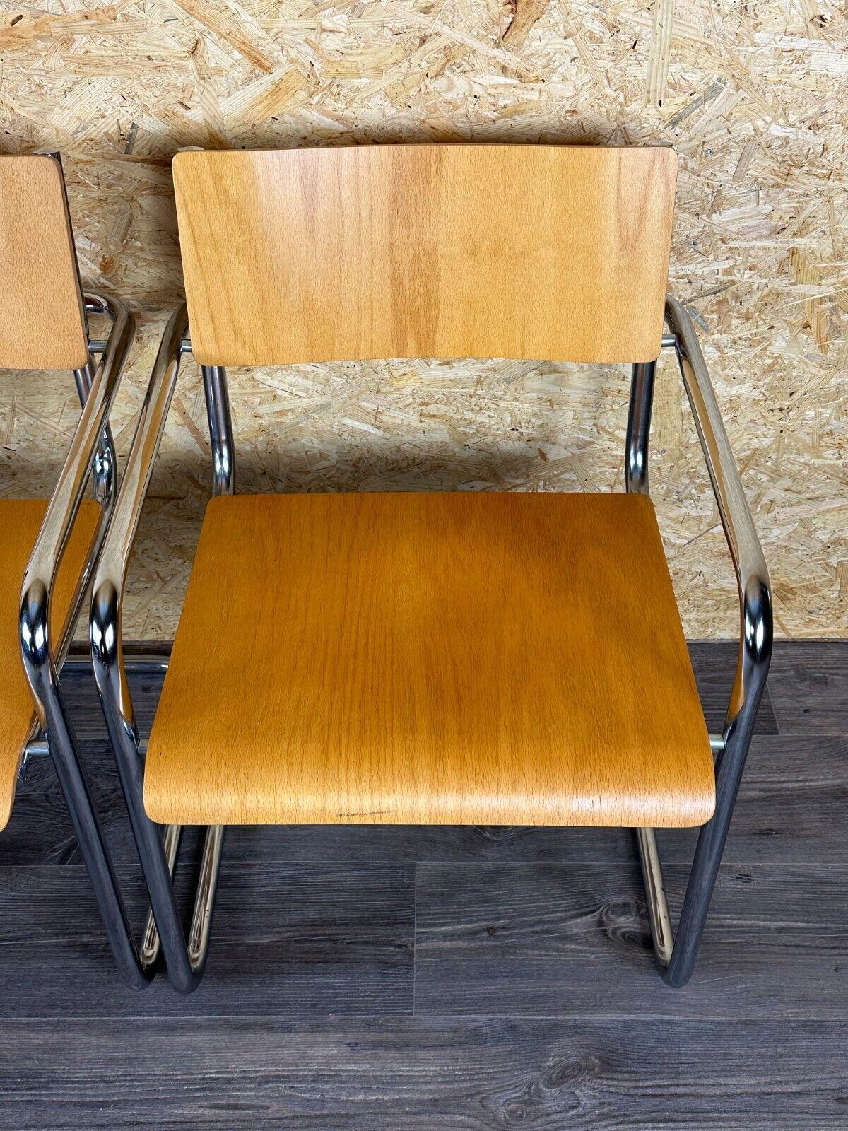 5x 80s chair chairs cantilever armchair Plurima Italy design For Sale 2