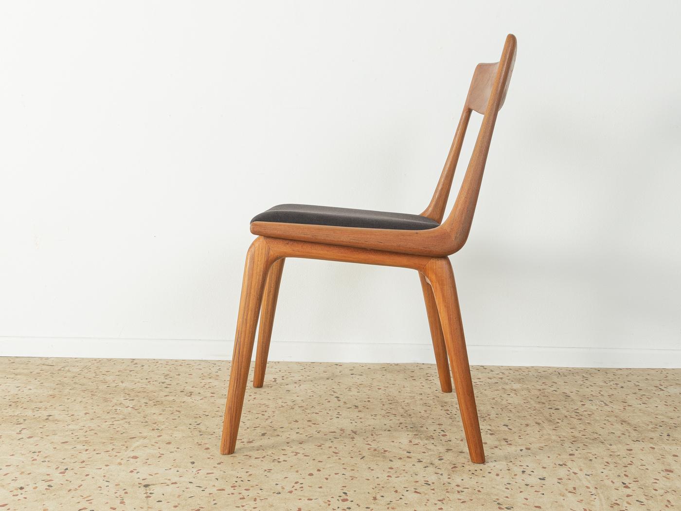 Mid-20th Century 5x Alfred Christensen Boomerang 370 Dining Chairs