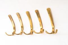 5x österreichische Wandhaken von Hertha Baller, 1950er Jahre