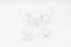 5x lucite wall hooks around 1970s