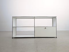 5x Original USM Haller Sideboard 2x2 reinweiß Kommode Anrichte