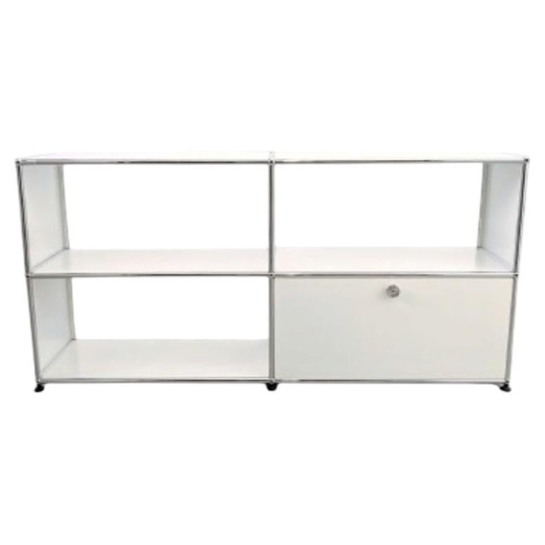 2x Original USM Haller Sideboard 2x2 reinweiß Kommode Anrichte