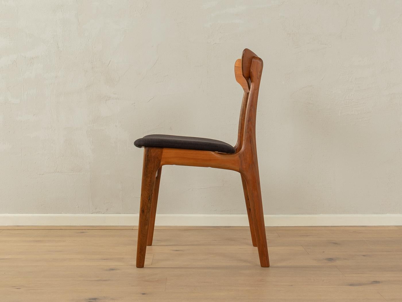 Danish 5x Schiønning & Elgaard dining chairs for Randers Møbelfabrik, 1960s For Sale