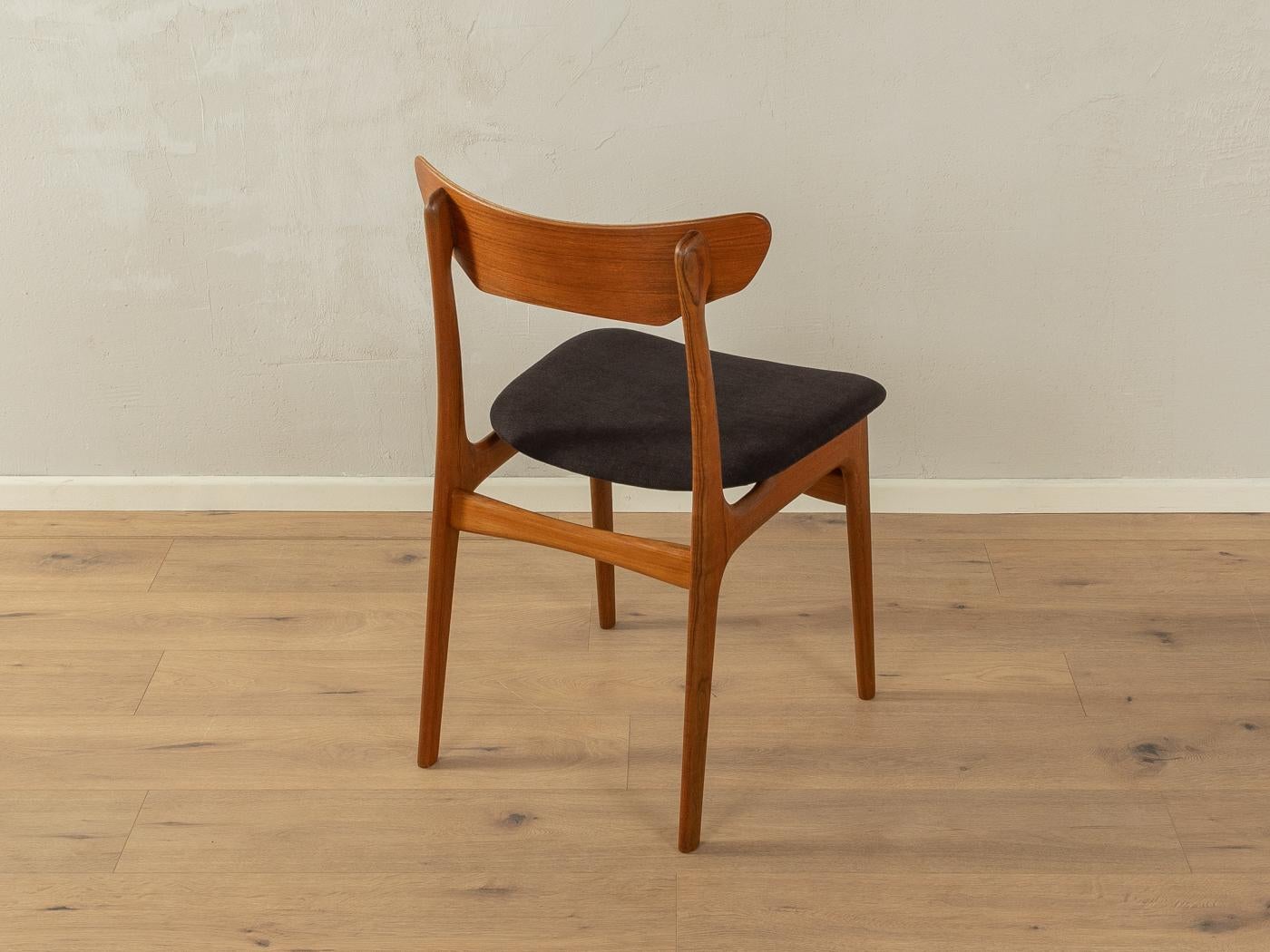 5x Schiønning & Elgaard dining chairs for Randers Møbelfabrik, 1960s In Good Condition For Sale In Neuss, NW