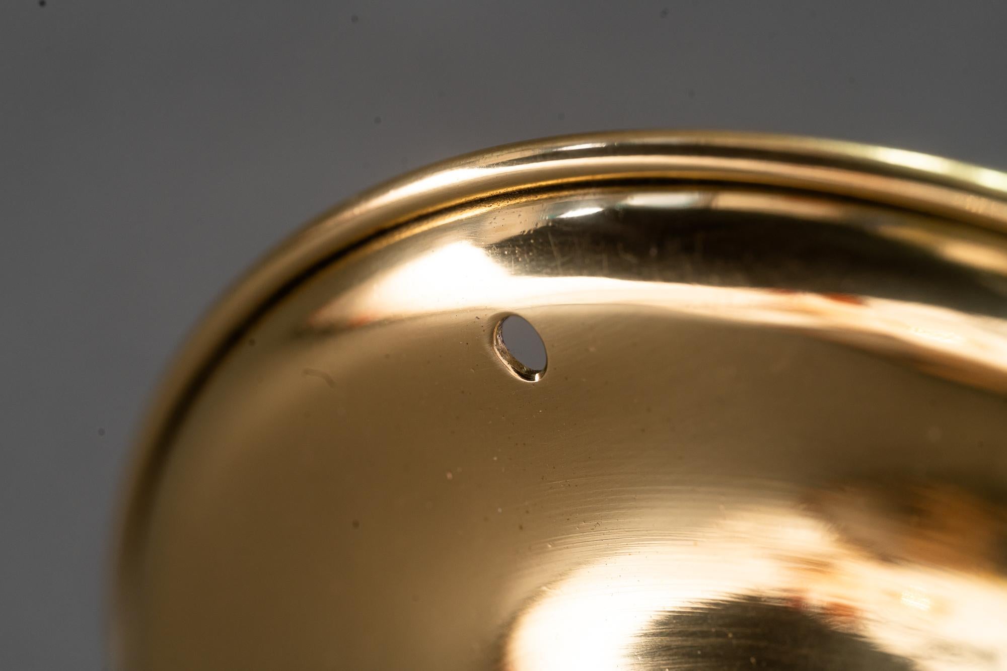 5x petites lampes de plafond art déco avec abat-jour en verre taillé vienne vers les années 1920 en vente 9