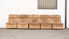 5x Unit Modular Sofa by Lemke. Germany, 1970s/1980s