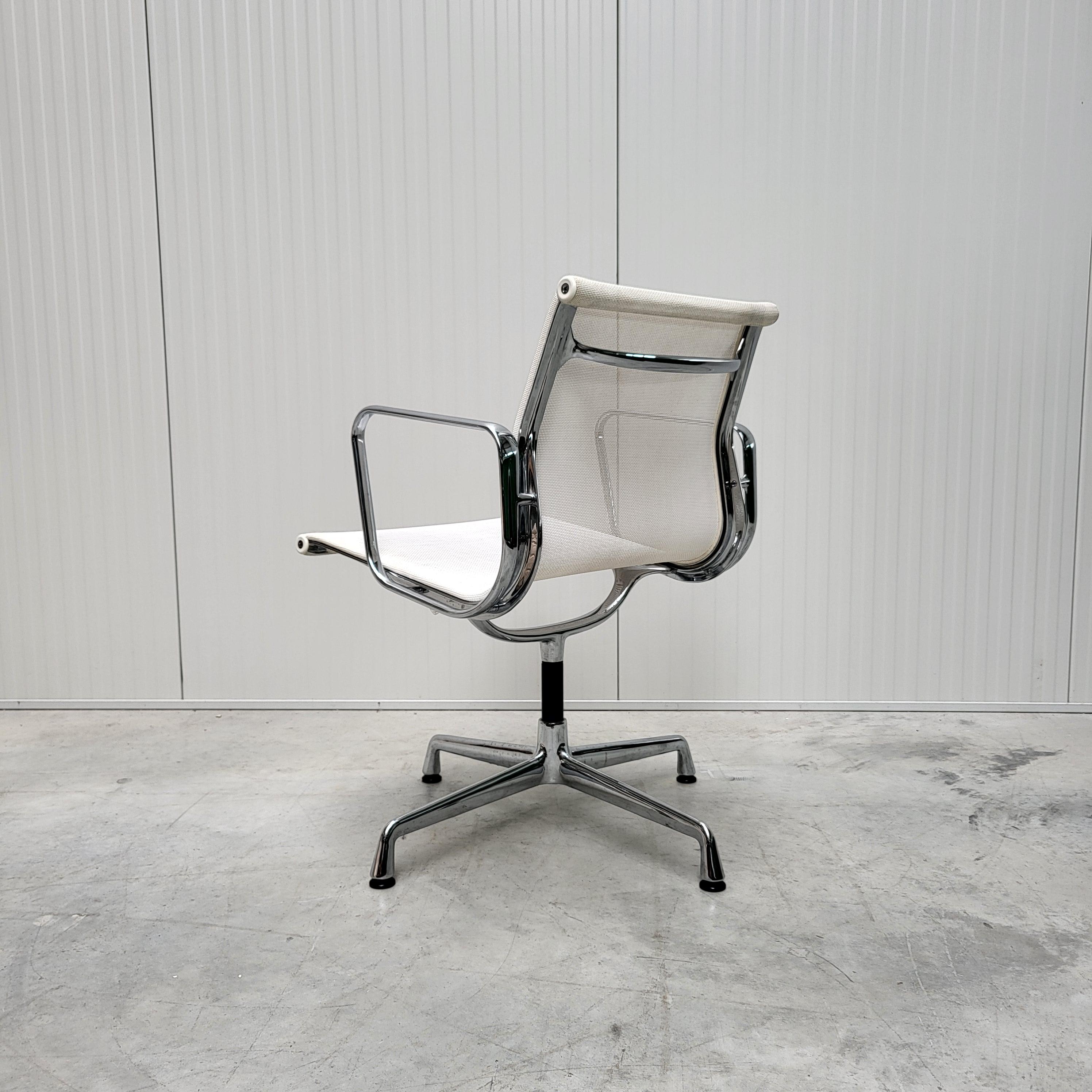 Contemporary 5x Vitra EA108 Office Chair by Charles Eames White Netweave