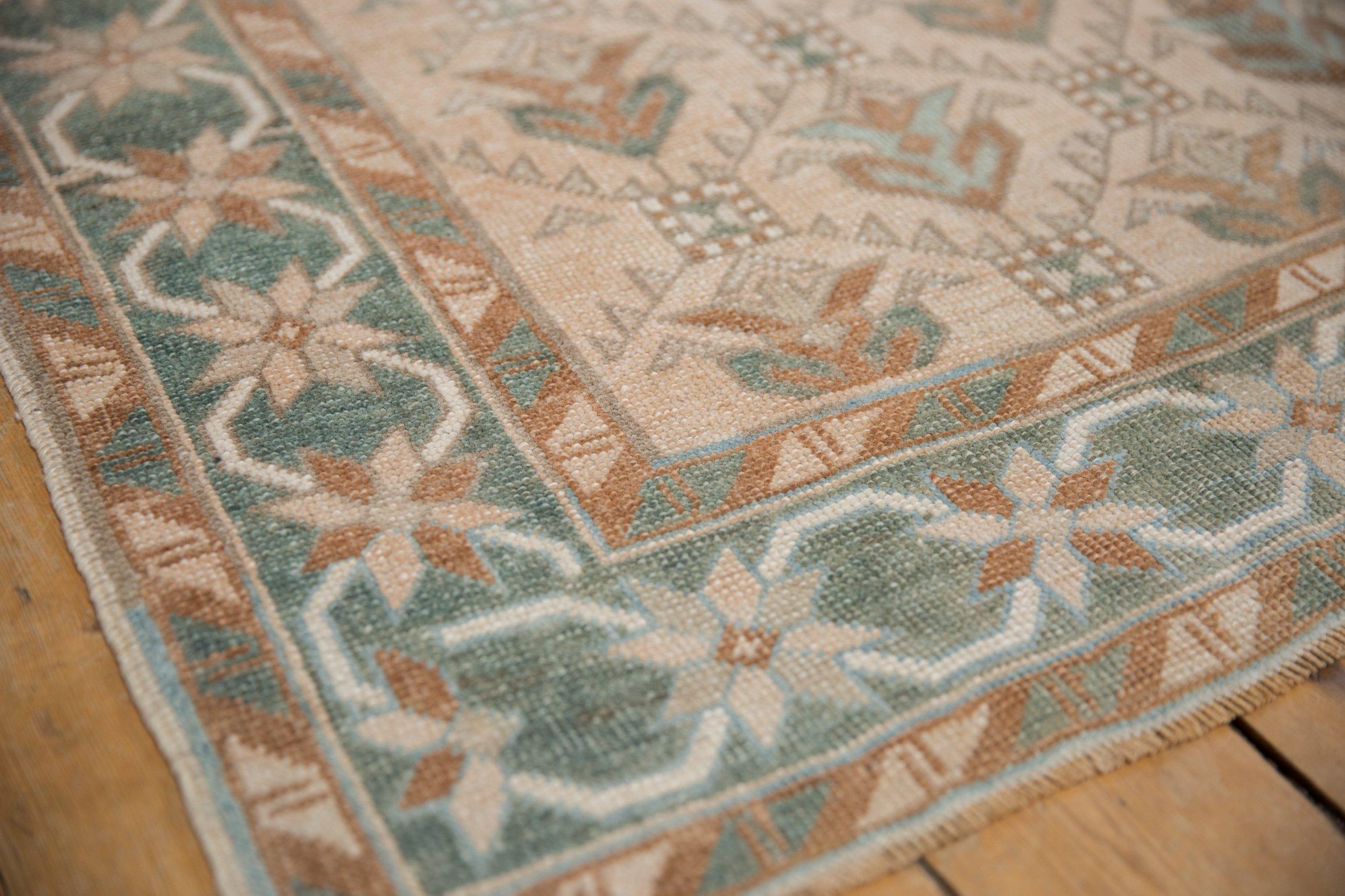 Late 20th Century Vintage Distressed Oushak Rug Runner For Sale