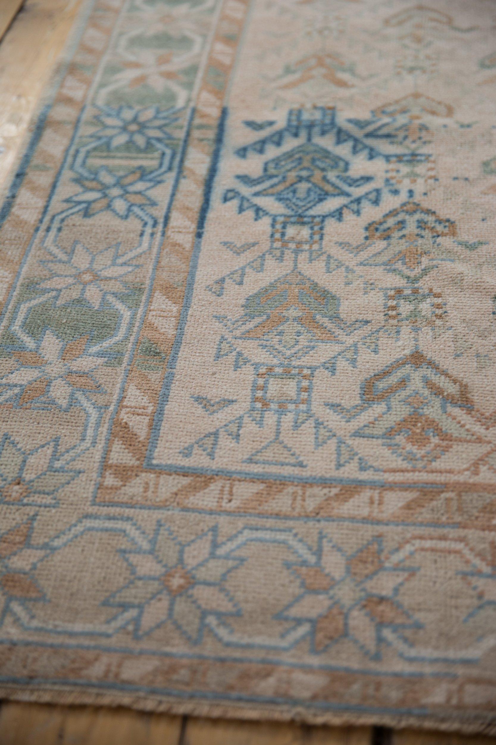 Vintage Distressed Oushak Rug Runner For Sale 2