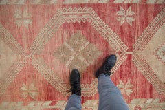 Vintage Distressed Oushak Rug Runner