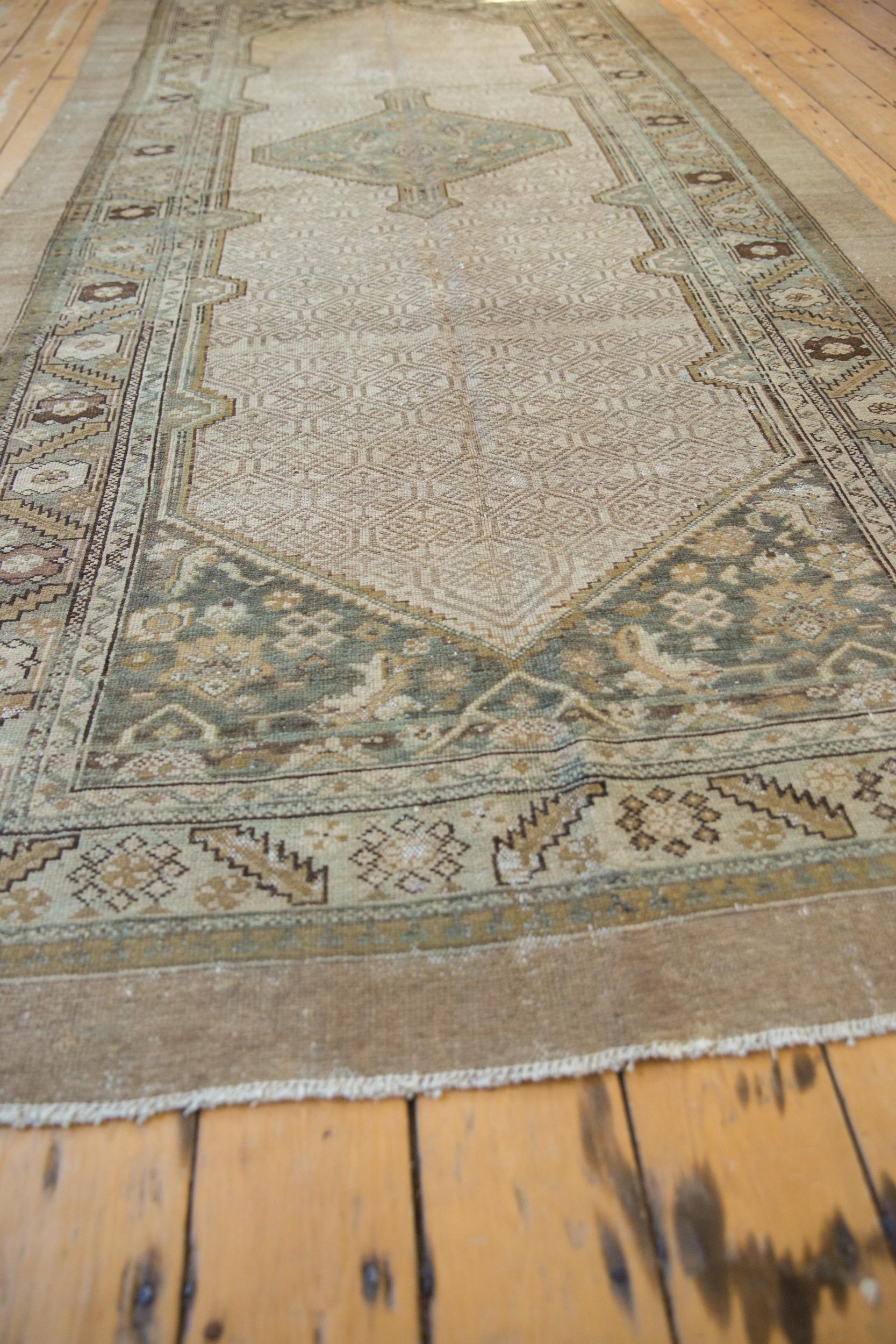 Vintage Distressed Serab Teppich Läufer (Wolle) im Angebot