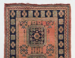 5x11.5 ft Mid-Century Oushak Wool Runner. One of a Kind Oriental Rug for Hallway