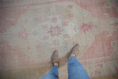 Vintage Distressed Oushak Rug Runner