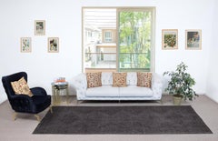 5x12.3 Ft Gray Runner Rug for Hallway. Vintage Corridor. Kitchen Runner Carpet