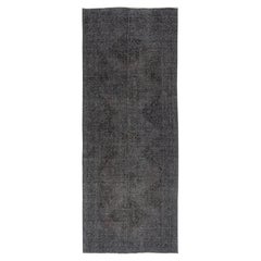 5x12.3 Ft Gray Runner Rug for Hallway. Vintage Corridor. Kitchen Runner Carpet