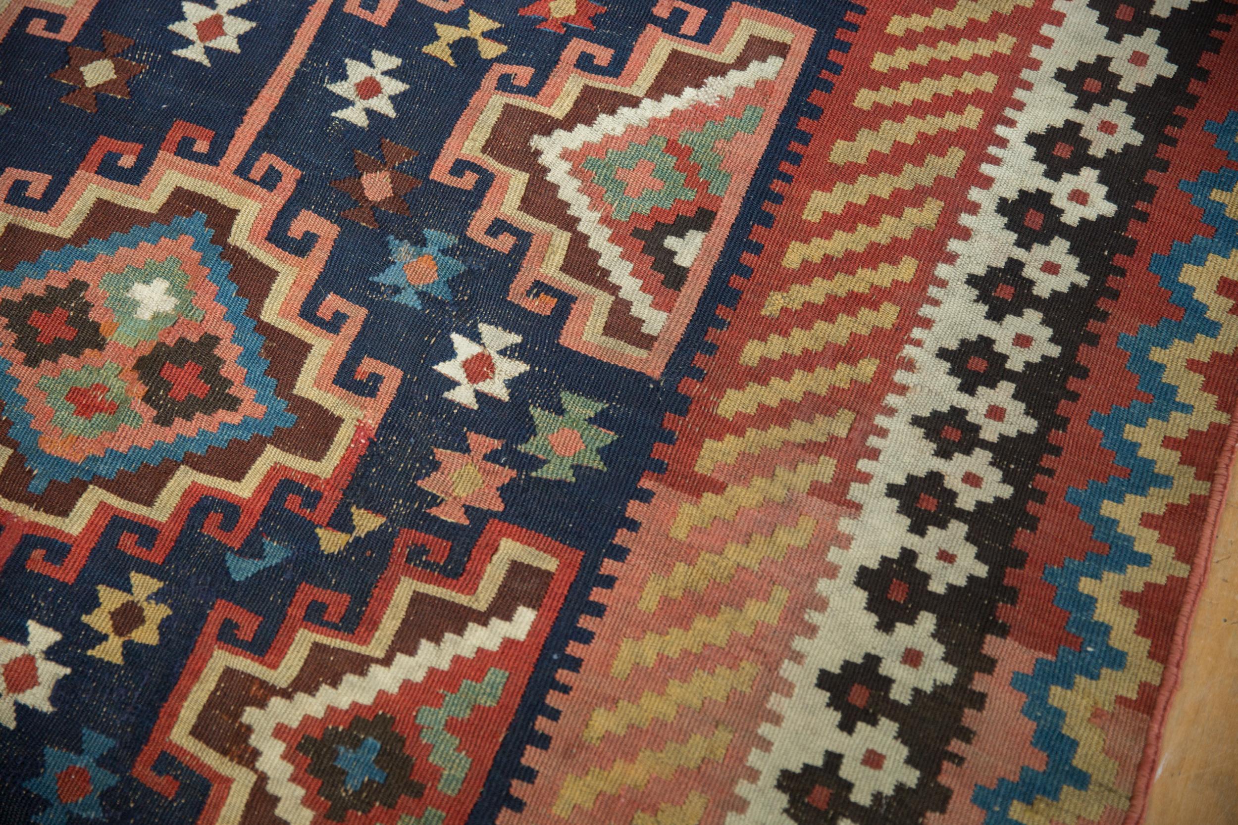 Hand-Woven Vintage Persian Kilim Rug Runner