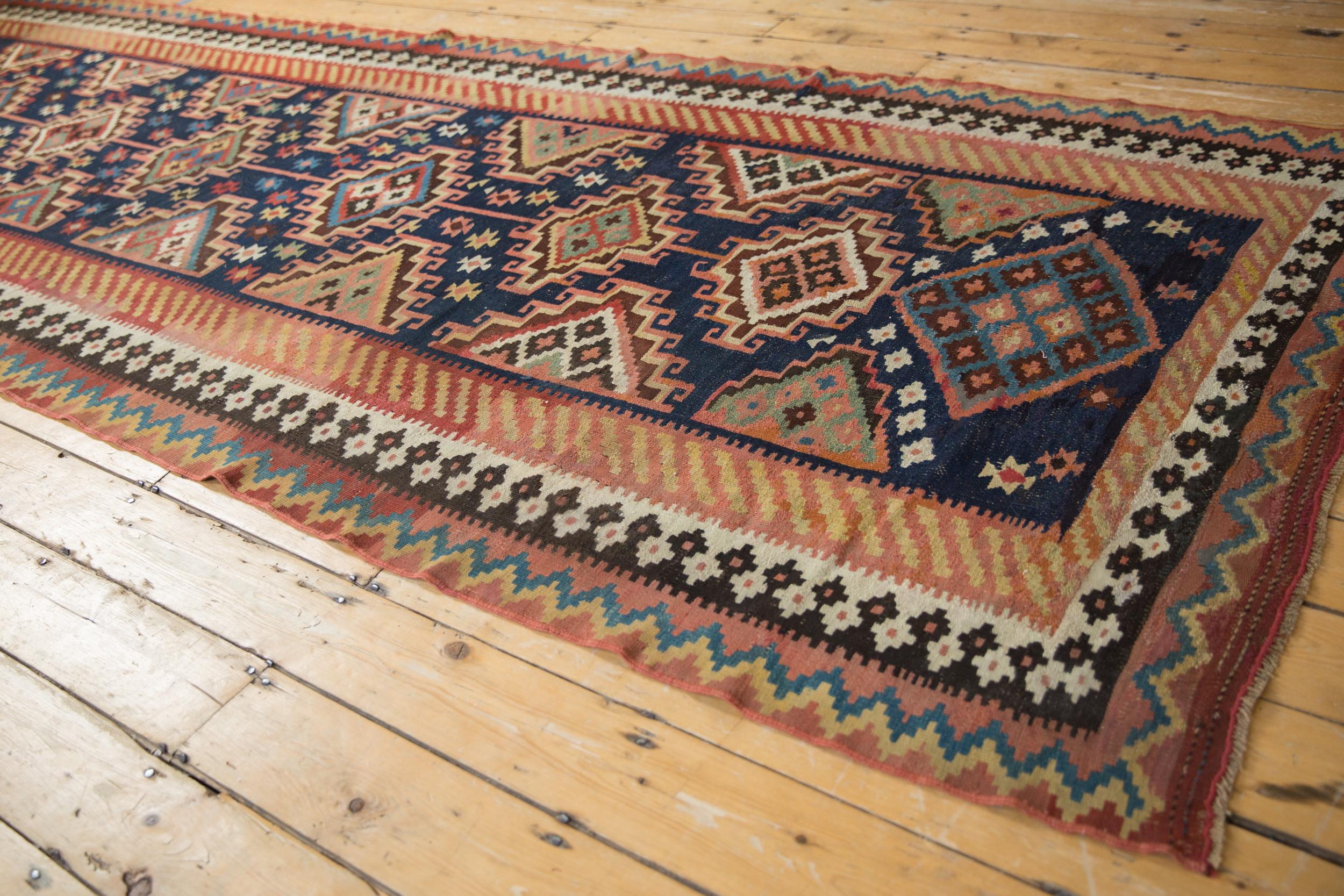 Vintage Persian Kilim Rug Runner 3