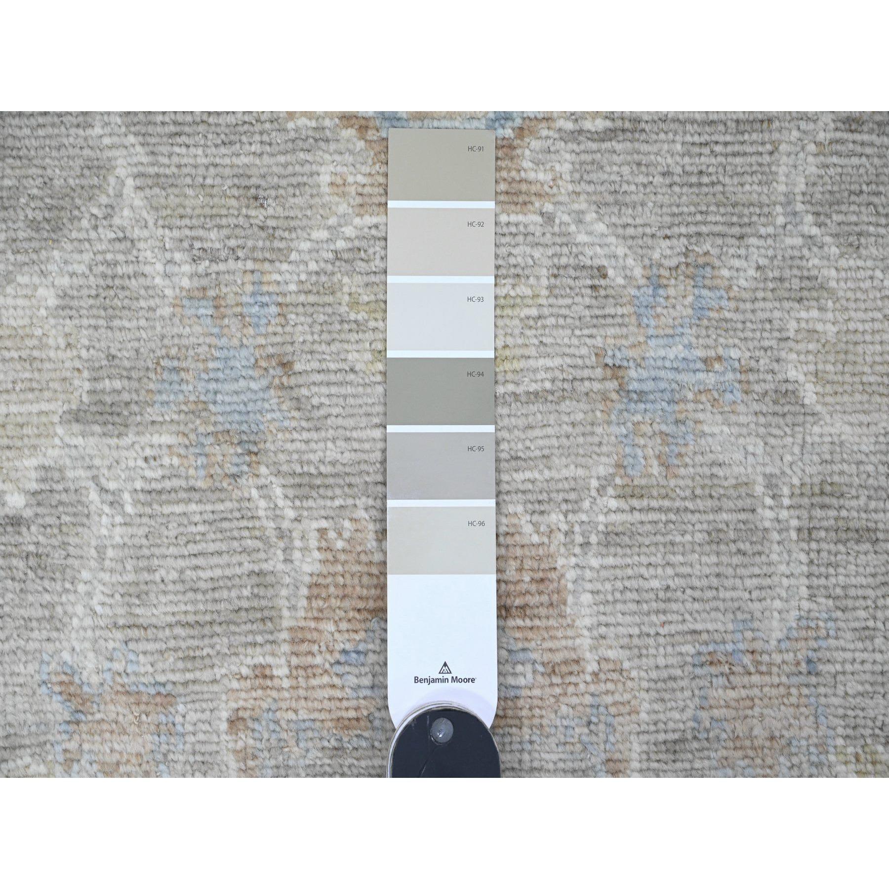 Afghano Tappeto Runner in lana annodato a mano 5'x19'9