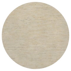 5
x5
 Leinen Weiß Modern Einfarbig Design Lori Buft Handgeknüpft Wolle Rund Teppich