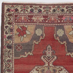 5x9 Ft One  of a Kind Vintage Cappadocia Rug, Semi Antique Turkish wool Carpet