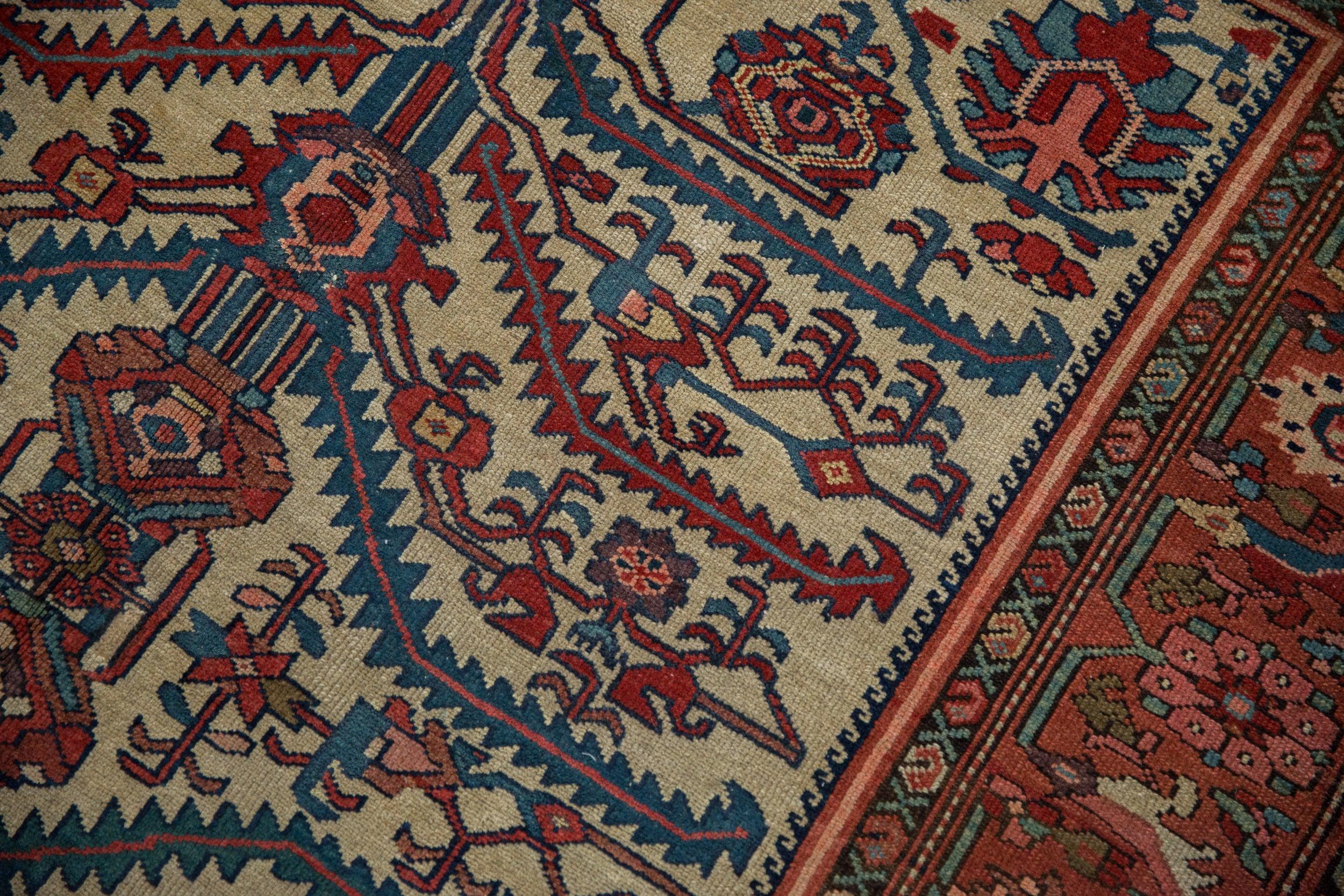Early 20th Century Antique Fine Malayer Square Rug For Sale