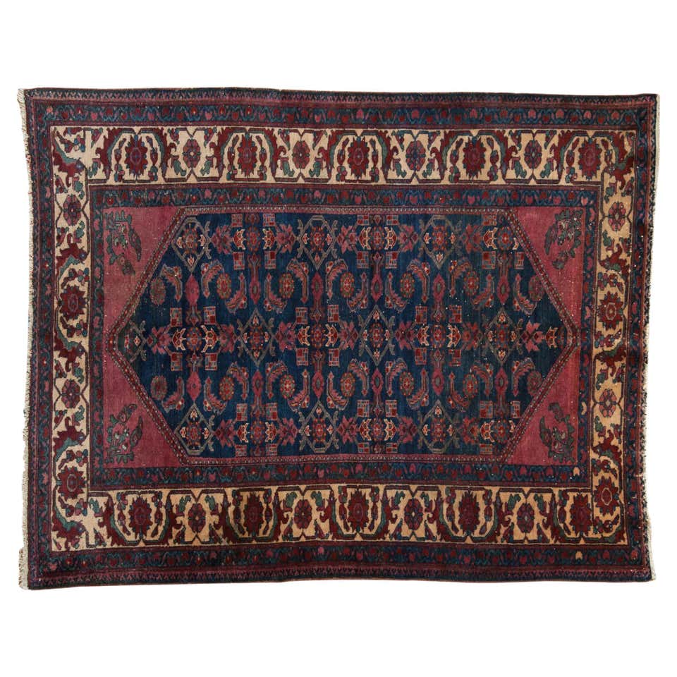 Vintage Turkish Konya Small Square Rug For Sale at 1stDibs