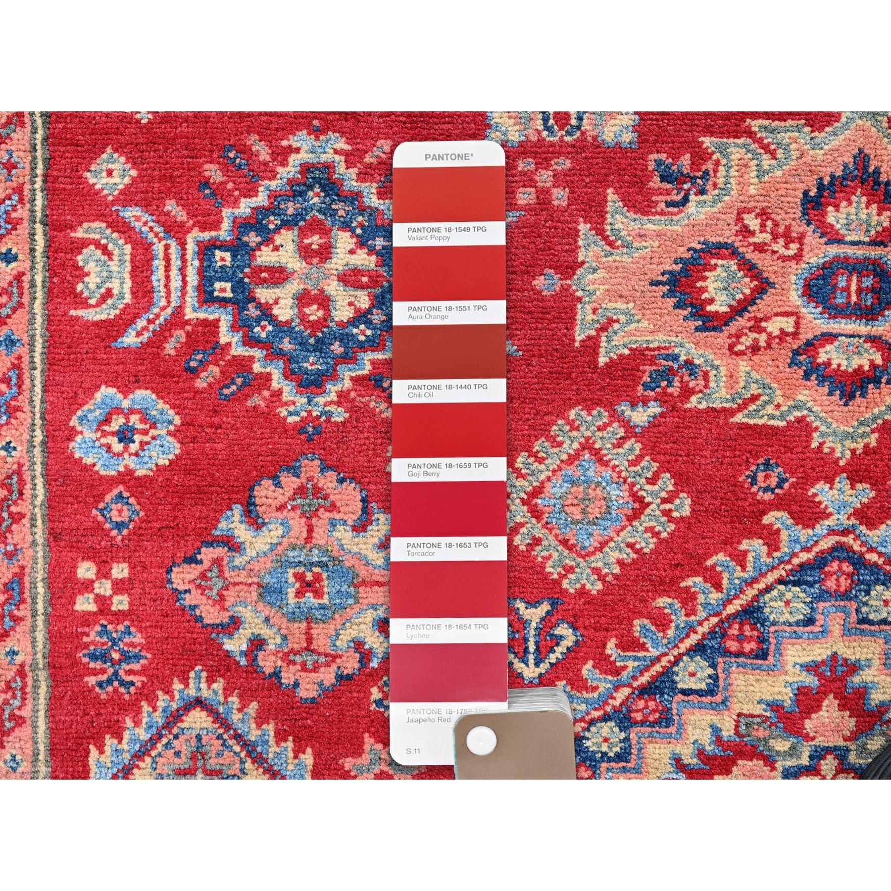 Afghano Tappeto in lana morbida annodato a mano 5'x6'4