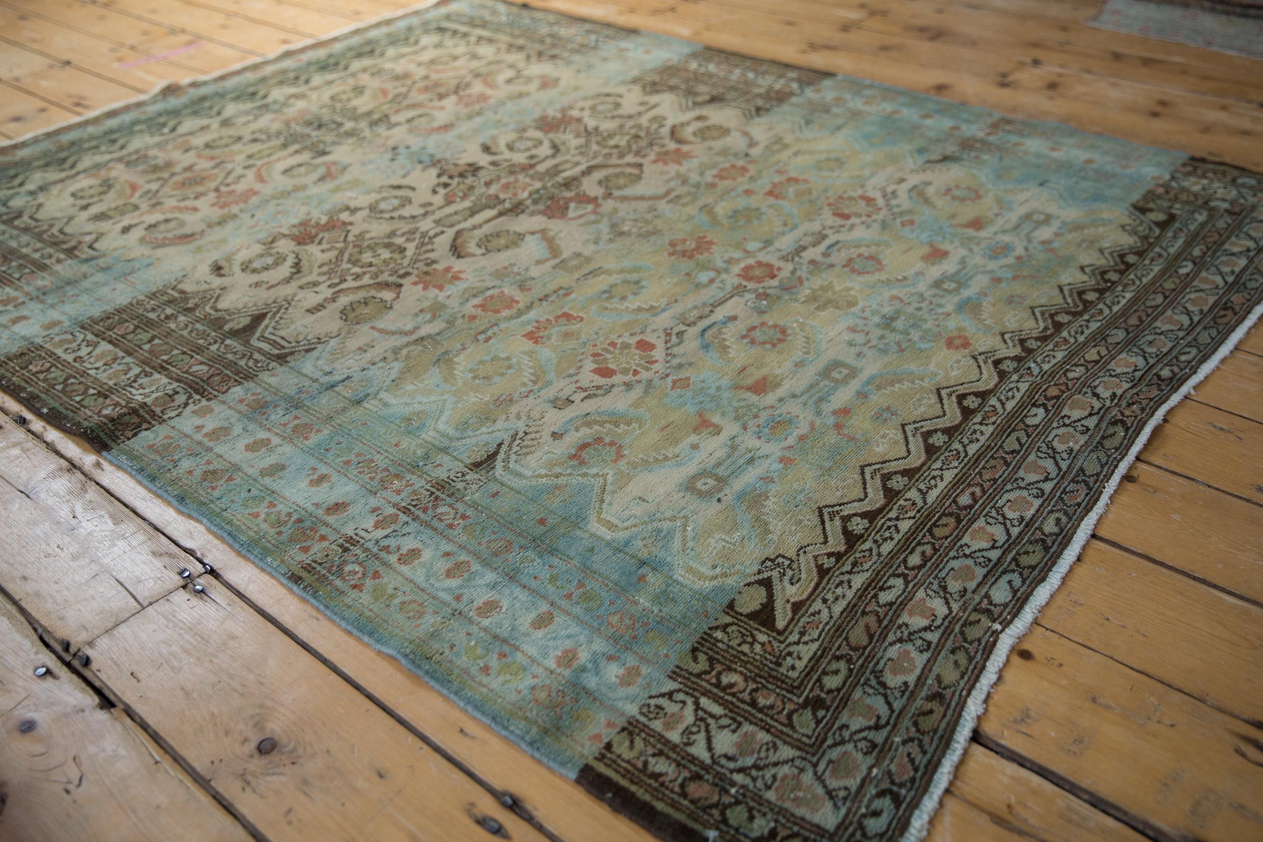 Hamadan-Teppich im Vintage-Stil im Used-Look (Persisch) im Angebot