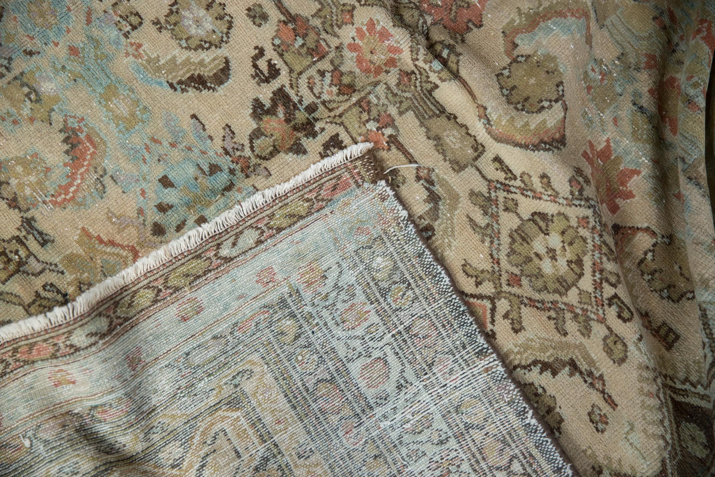Hamadan-Teppich im Vintage-Stil im Used-Look (Mitte des 20. Jahrhunderts) im Angebot