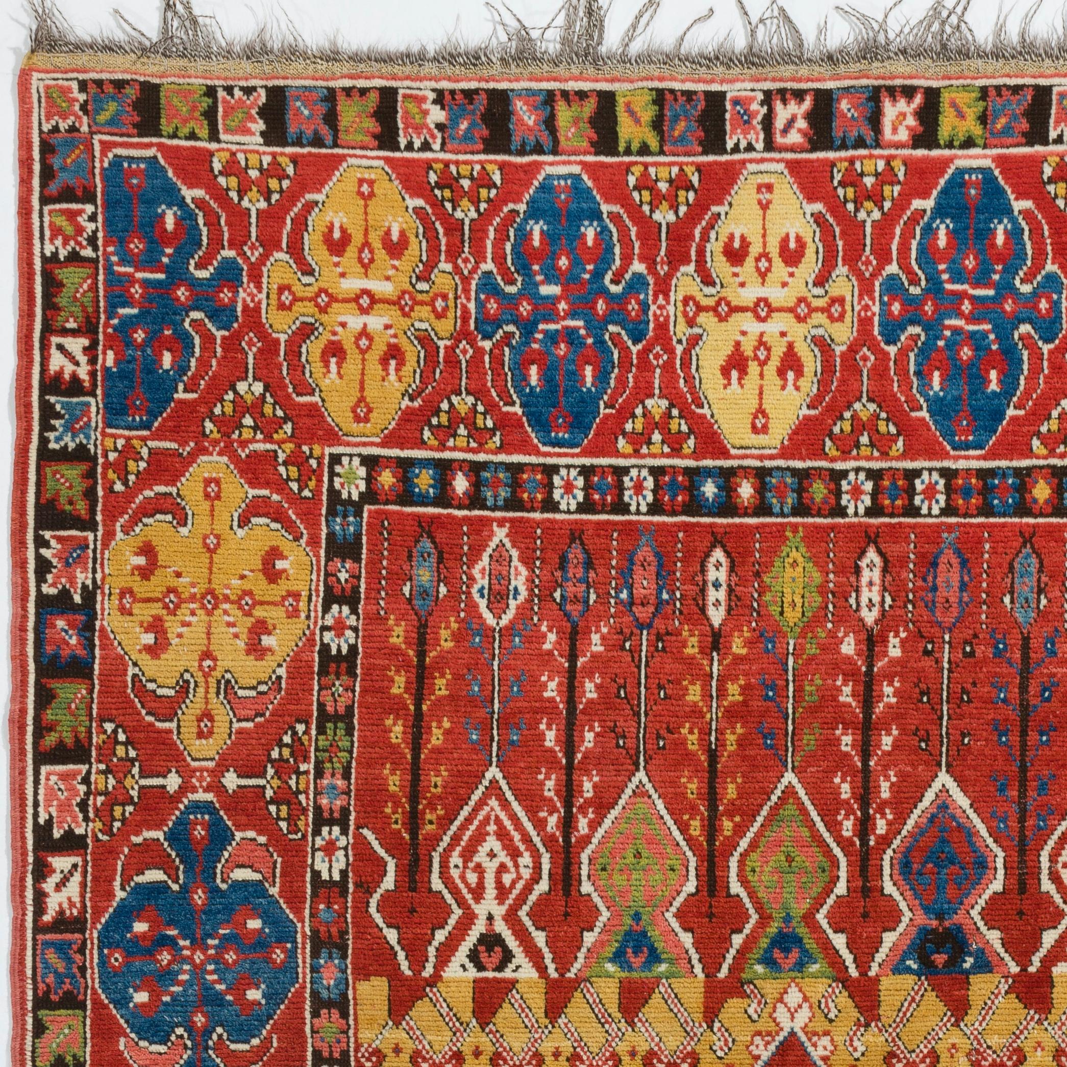 Hand-Knotted 5'x6'7