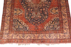 5X7 Antique Turkish Silk Hereke Rug Exceptional Fine 133x209cm Tapestry