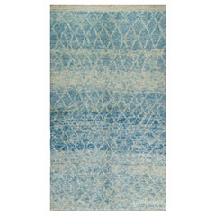 5x7 Ft Brand-New Moroccan Beni Ourain Rug, 100% Wool, Custom Options Available