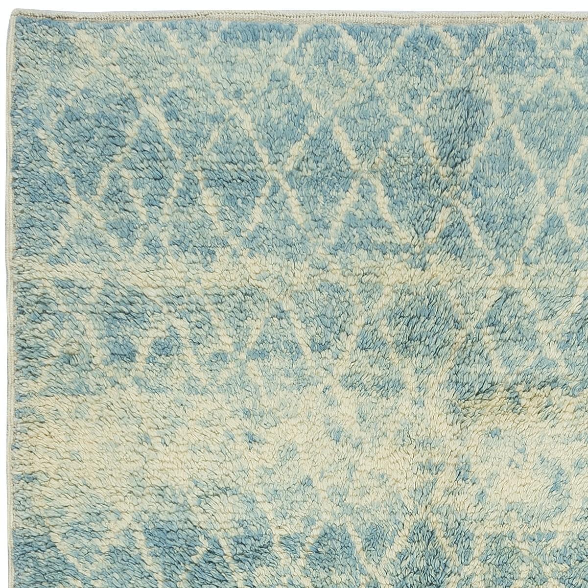 Hand-Knotted 5x7 Ft Handmade Moroccan Tulu Rug, 100% Wool. Custom Options Available For Sale